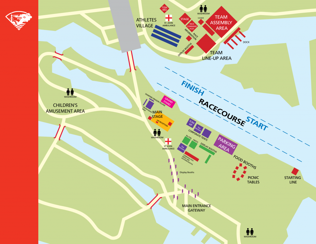 Dragon Boat Race Festival map