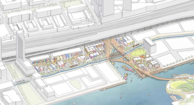 “Flexible lower floors” in the draft plan for Quayside