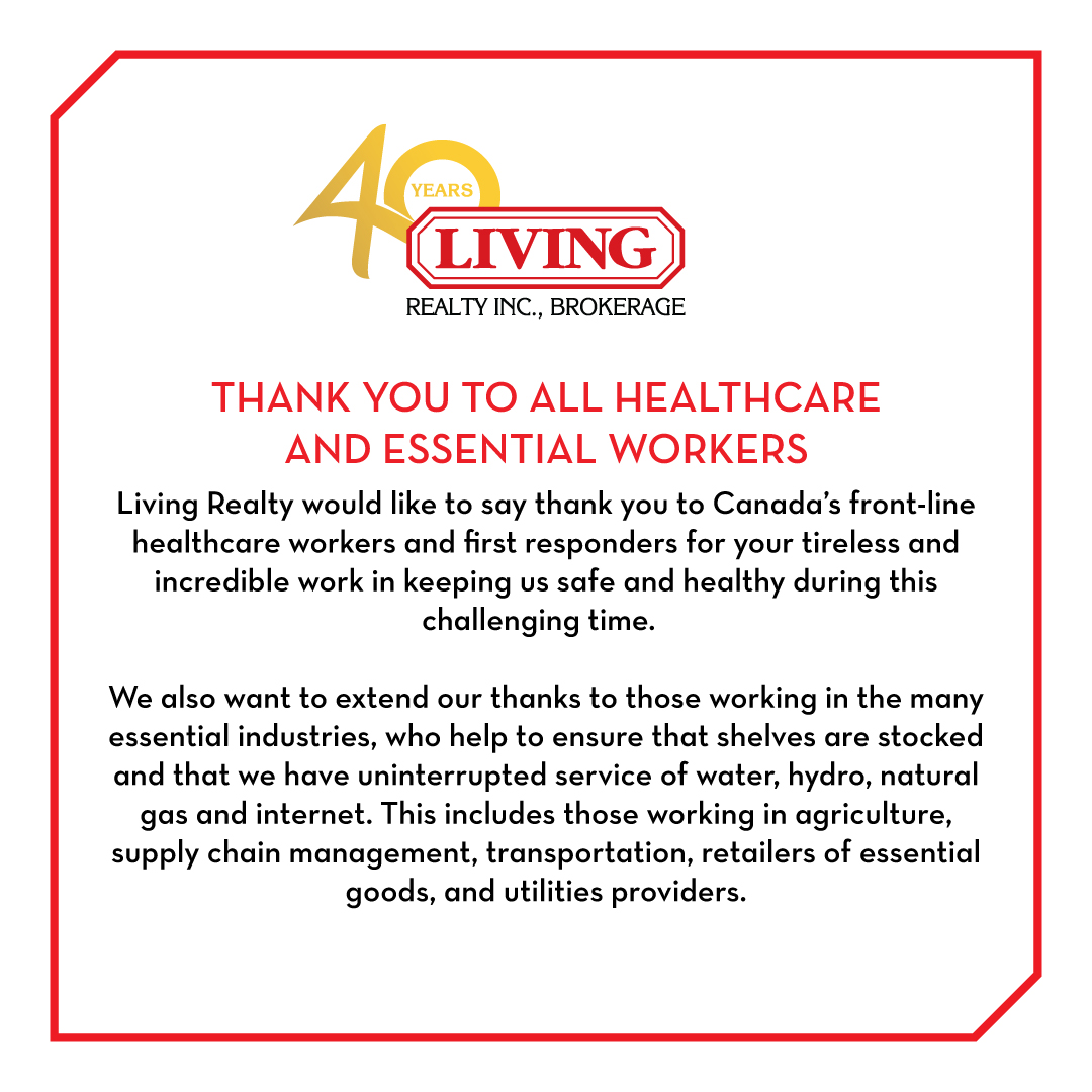 Thank you to healthcare and essential workers